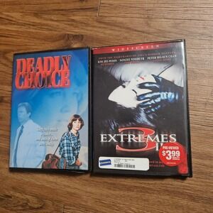 Lot of 2 Three Extremes II & Deadly Choice DVDs Asian Horror Suspense Thriller